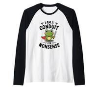 Soy Un Conducto para Nonsense Frog Knight Meme Camiseta Manga Raglan