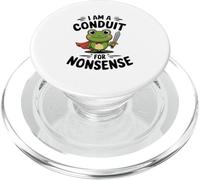 Soy Un Conducto para Nonsense Frog Knight Meme PopSockets PopGrip para MagSafe