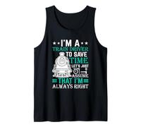 Soy un Conductor de Tren para Ahorrar Tiempo, asumamos Que Soy un Camiseta sin Mangas