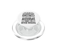 Soy un Contable Funny Accounting CPA Estudiante Gráfico PopSockets PopGrip para MagSafe