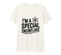 Soy un Copo de Nieve Especial Humor de Invierno Divertido único Camiseta Premium