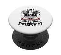 Soy Un Corrector De Pruebas ¿cuál Es Tu Superpoder Amante De PopSockets PopGrip Adhesivo