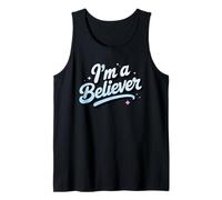 Soy un creyente. Diseño de creencia motivacional de fe Camiseta sin Mangas