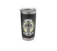 Soy un cristiano religioso católico Vaso térmico de acero inoxidable de doble pared