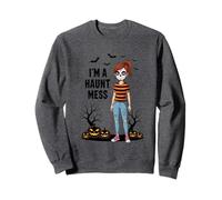 Soy un Desastre embrujado de Halloween Vibes Sudadera