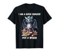 Soy un dragón de libros, no un ratón de biblioteca Camiseta