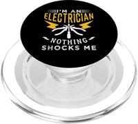 Soy un electricista Nada me impacta PopSockets PopGrip para MagSafe