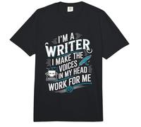 Soy un Escritor Hago Voces en mi Cabeza Trabajar para mí Comfort Colors Adult Heavyweight T-Shirt