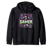 Soy un Gamer con Controller Power Sudadera con Capucha