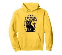 Soy un gato Tastic Human Cat Lover Feline Pet Meow Love Cats Sudadera con Capucha
