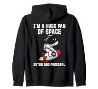 Soy un Gran fanático del astrónomo del Espacio Exterior Sudadera con Capucha