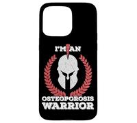 Soy un Guerrero de la osteoporosis Regalo de concienciación sobre la osteoporosis Carcasa para iPhone 15 Pro MAX