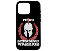 Soy un Guerrero de la osteoporosis Regalo de concienciación sobre la osteoporosis Carcasa para iPhone 16 Pro