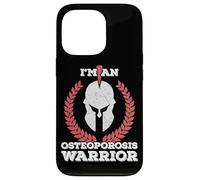 Soy un Guerrero de la osteoporosis Regalo de concienciación sobre la osteoporosis Carcasa para iPhone 13 Pro