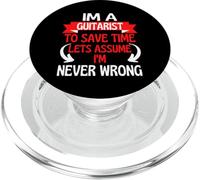 Soy un Guitarrista para Ahorrar Tiempo, supongamos Que Nunca me equivoco PopSockets PopGrip para MagSafe