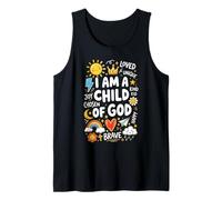 Soy Un Hijo De Dios Amado Único Alegría Valiente Camiseta sin Mangas