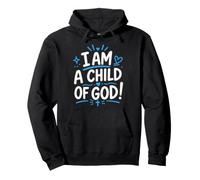 Soy un Hijo de Dios Fe Cristiana Escritura Religiosa Sudadera con Capucha