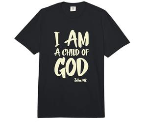 Soy un Hijo de Dios Juan 1:12 Tengo fe en Jesucristo Comfort Colors Adult Heavyweight T-Shirt