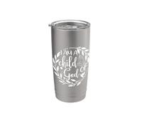 Soy un Hijo de Dios | Paloma Manos Rezando Vaso térmico de acero inoxidable de doble pared