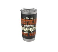 Soy un historiador para ahorrar tiempo, supongamos que nunca me equivoco Vaso térmico de acero inoxidable de doble pared