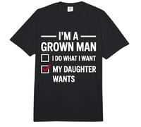 Soy un Hombre Adulto, Hago lo Que mi Hija Quiere Divertido día del Padre Comfort Colors Adult Heavyweight T-Shirt