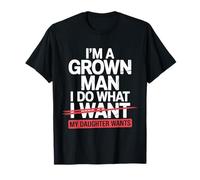 Soy un Hombre Adulto, Hago lo Que mi Hija Quiere Padre Divertido Camiseta