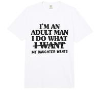 Soy un Hombre Adulto Hago lo Que mi Hija Quiere Padre Hija Comfort Colors Adult Heavyweight T-Shirt