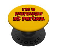 Soy un Hombre Lobo en Las Fiestas PopSockets PopGrip Adhesivo