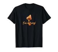 Soy un Hongo Ilustración de Hongos Amante de Las Setas Camiseta gráfica económica, Hombre, Negro, S