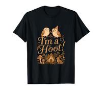 Soy un Hoot Cottagecore Naturaleza Búho Bosque Arte Camiseta