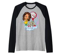 Soy un imán para el Dinero, melanina, buscavidas, Hermana Negra Camiseta Manga Raglan