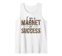 Soy un imán para el éxito Orgulloso Positivo Inspirar motivar Camiseta sin Mangas