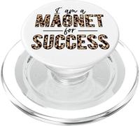 Soy un imán para el éxito Orgulloso Positivo Inspirar motivar PopSockets PopGrip para MagSafe