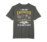 Soy un ingeniero para ahorrar tiempo Supongamos que siempre Camiseta