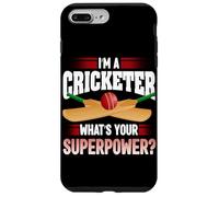 Soy un jugador de críquet ¿Cuál es tu superpoder Cricket Bowler Sport Carcasa para iPhone 7 Plus/8 Plus