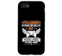 Soy un Jugador, no Porque no Tenga Vida, Sino Muchas Vidas Carcasa para iPhone SE (2020) / 7/8