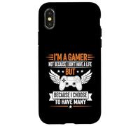 Soy un Jugador, no Porque no Tenga Vida, Sino Muchas Vidas Carcasa para iPhone X/XS