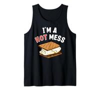Soy un lío caliente Smores divertidos Camiseta sin Mangas
