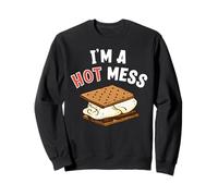 Soy un lío caliente Smores divertidos Sudadera