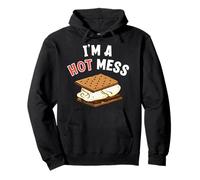 Soy un lío caliente Smores divertidos Sudadera con Capucha