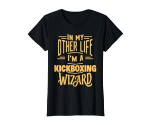 Soy un Mago de Kickboxing Divertido Kickboxer Camiseta gráfica económica, Mujer, Negro, S
