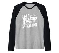 Soy un Maldito Rayo de Sol Camiseta Manga Raglan