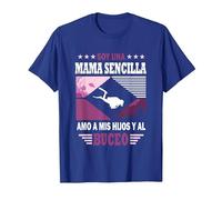 Soy un Mama Sencilla Amo a mis Hijos y al Buceo - Buceador Camiseta, Hombre, Azul Real, 3XL