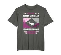 Soy un Mama Sencilla Amo a mis Hijos y al Buceo - Buceador Camiseta, Hombre Tallas Grandes, Asfalto, 5X Alto