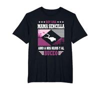 Soy un Mama Sencilla Amo a mis Hijos y al Buceo - Buceador Camiseta, Hombre Tallas Grandes, Negro, 3X Alto