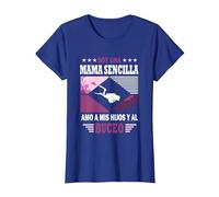 Soy un Mama Sencilla Amo a mis Hijos y al Buceo - Buceador Camiseta, Mujer, Azul Real, XS