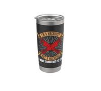 Soy un maquinista, no un mecánico, ama el maquinista de máquinas CNC Vaso térmico de acero inoxidable de doble pared