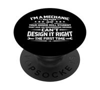 Soy un mecánico mecánico Diesel reparación vehículos Coche Chico Divertido PopSockets PopGrip Adhesivo