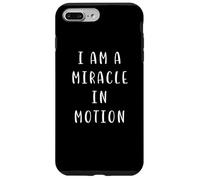 Soy un Milagro en Movimiento Declaración motivadora Inspiradora Carcasa para iPhone 7 Plus/8 Plus