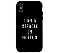 Soy un Milagro en Movimiento Declaración motivadora Inspiradora Carcasa para iPhone X/XS